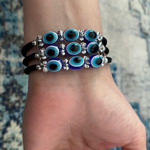 Evil eye handmade necklace 💙